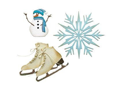sizzix thinlits die by tim holtz vault winter wish