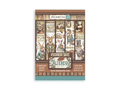 stamperia alterego a5 washi pad 8pcs sbw12