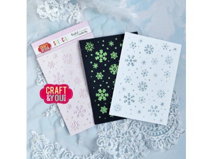 craft you design snowflakers stencil cyd sc002