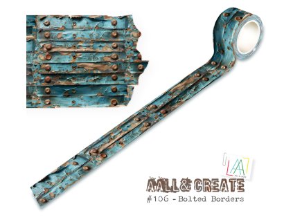 aall and create washi tape 25mm 10m bolted borders