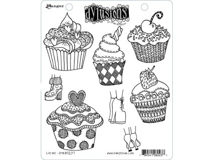 ranger dyan reaveley dylusions stamps eat me dyr80