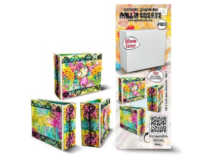 aall and create memorydex square album cover white