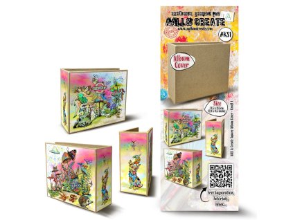 aall and create memorydex square album cover kraft