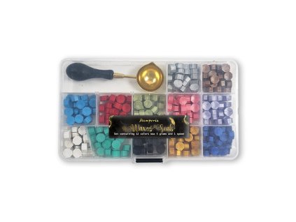 stamperia wax and seals wax set 12 colors x5gr spo