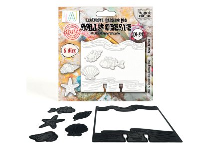aall and create garden chic cutting dies aqua ador