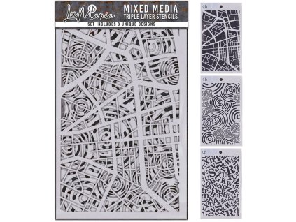 ciao bella stencil mix triple layer set 006 md006