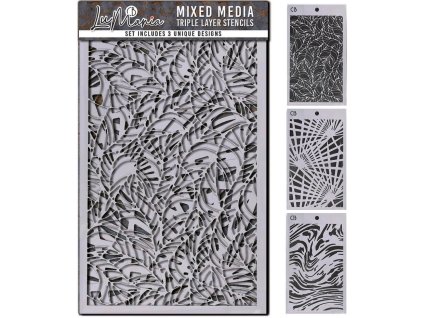 ciao bella stencil mix triple layer set 002 md002