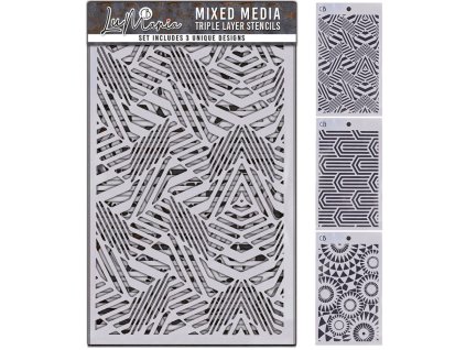 ciao bella stencil mix triple layer set 003 md003