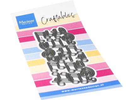 marianne design craftable punch die xl music cr169