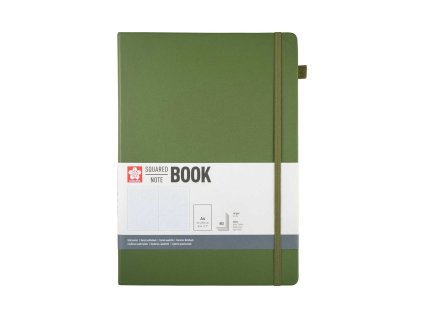 Sakura - Notebook Squared 21x30cm Pine Needle - čtverečkovaný prémiový záspisník, diář