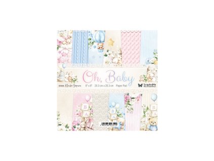 zestaw papierow oh baby 203x203cm