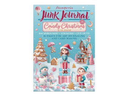 stamperia candy christmas junk journal backgrounds