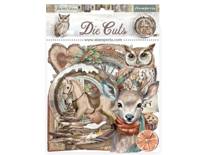 stamperia the owls house die cuts 41pcs dfldc119