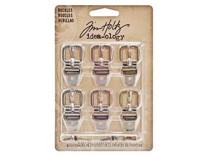 Tim Holtz - BUCKLES - kovové ozdoby