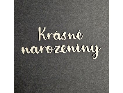 Hurá Papír - Krásné narozeniny - české kartonové motivy
