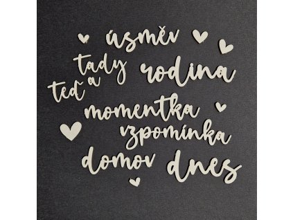 Hurá Papír - rodina... - 7 českých kartonových textů