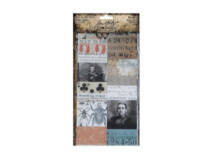 idea ology tim holtz halloween collage strips larg