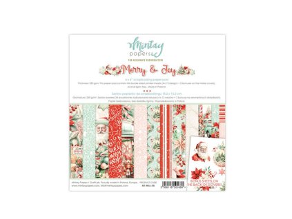 MT MAJ 08 Mintay Papers Merry Joy 6x6 Paper Pad