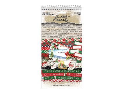 idea ology tim holtz christmas sticker book th9445