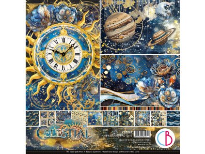 ciao bella celestial 12x12 inch patterns pad 8pcs