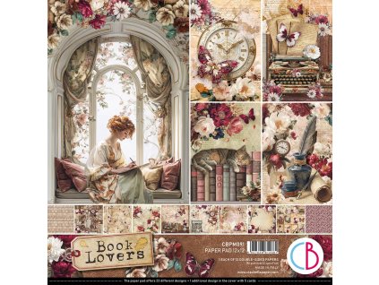 Ciao Bella - BOOK LOVERS, 12 listů - 12x12" scrapbooková sada čtvrtek