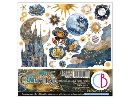 Ciao Bella - CELESTIAL - 6x6" scrapbooková sada, obrázky na vystřihování