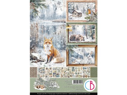 ciao bella forest talesf a4 creative pad 9pcs cbcl0