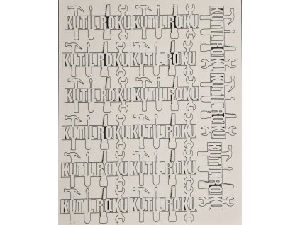 Hurá Papír - 15x KUTIL ROKU - kartonový motiv