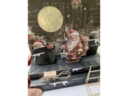 KOMPLETNÍ MATERIÁL na online kurz ZIMNÍ ALBUM - scrapbookové sady, lepenky, potah, čtvrtky, magnety...