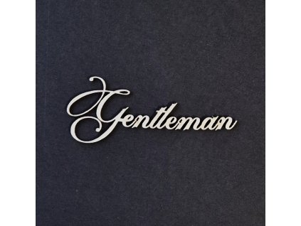 Hurá Papír - Gentleman - kartonový text