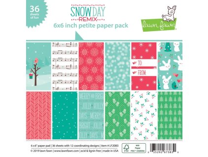 Law Fawn - SNOW DAY / REMIX - 12" kompletní sada scrapbookových čtvrtek