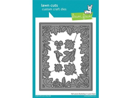 lawn fawn fall leaves backdrop dies lf2703 outlet