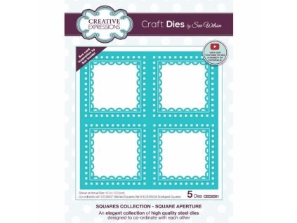creative expressions sue wilson craft die squares