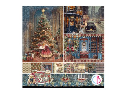 ciao bella toy shop 8x8 inch paper pad 12pcs cbh08