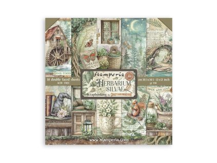 stamperia herbarium silvae 12x12 ifnch paper pack s