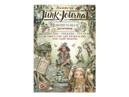 stamperia herbarium silvae junk journal stickers b
