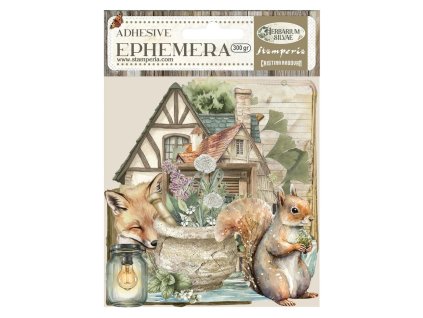 stamperia herbarium silvae ephemera 37pcs dflct71