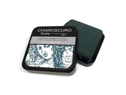 ciao bella chiaroscuro dusty ink pad emerald pool