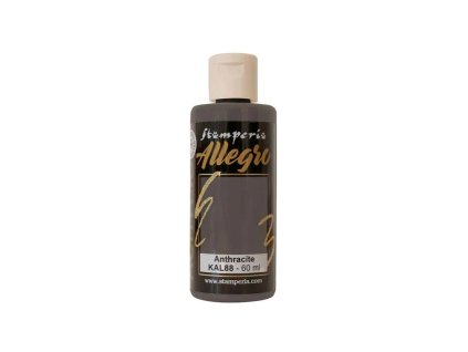 akrylbarva allegro 60ml anthracite stamperia