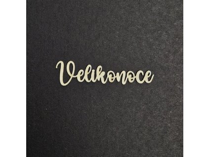 Hurá Papír - Velikonoce - český kartonový nápis na blahopřání