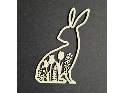 Hurá Papír - zajic 1 - velikonoční kartonový obrázek