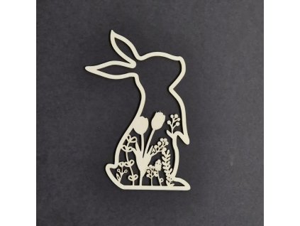 Hurá Papír - zajic 2 - velikonoční kartonový obrázek