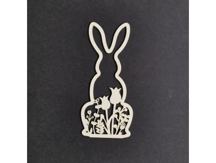 Hurá Papír - zajic 3 - velikonoční kartonový obrázek