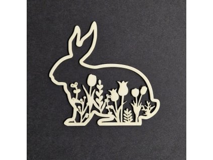 Hurá Papír - zajic 4 - velikonoční kartonový obrázek