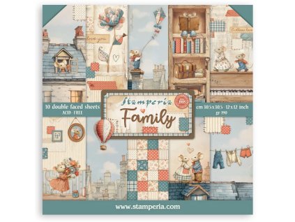 stamperia family 12x12 inch paper pack sbbl181