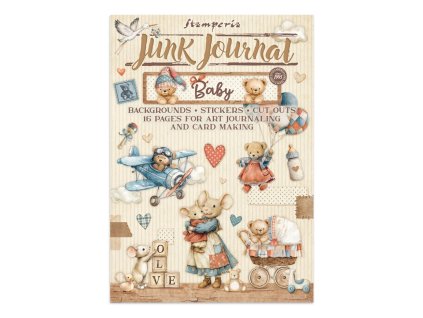 stadmperia baby junk journal stickers backgrounds c