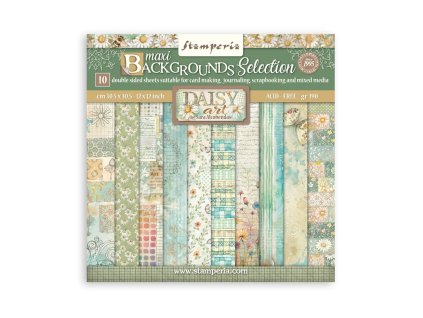 stamperia daisy art 12xu12 inch paper pack maxi bac