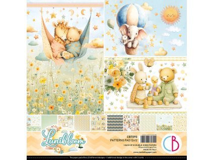 ciao bella lunibloom 12x12 inch patterns pad 8pcs