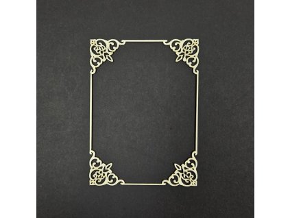 Hurá Papír - ozdobný rámeček 1 -  kartonový motiv