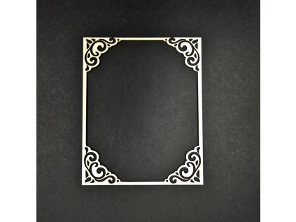 Hurá Papír - ozdobný rámeček 2 -  kartonový motiv